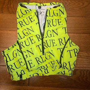 True religion neon crop top